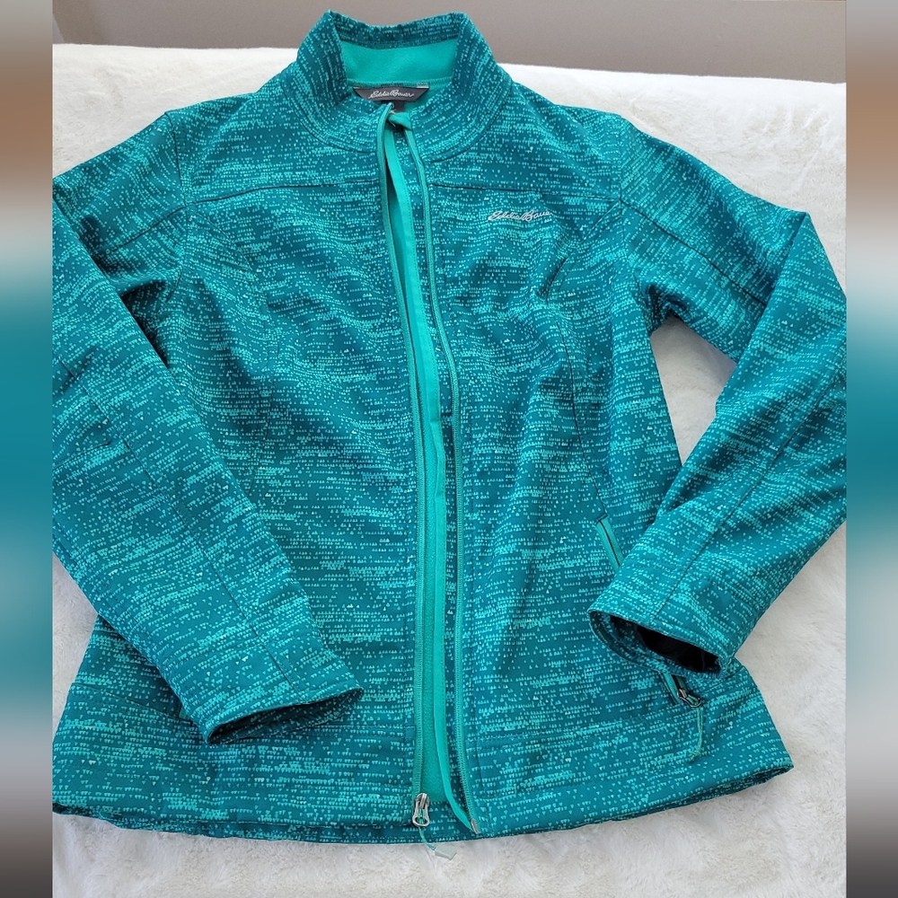 Eddie Bauer Women's Water Resistant Teal Jacket
